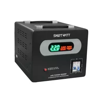 Стабилизатор напряжения Smartwatt AVR Tower 5000RF 5000ВА черный