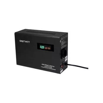 Стабилизатор напряжения Smartwatt AVR Triac 500TW 500ВА черный