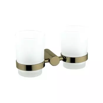 Стакан для ванной комнаты двойной Haiba бронза (HB8408-4)