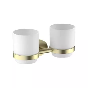Стакан для зубных щеток двойной Timo Saona золото матовое (13034/17)