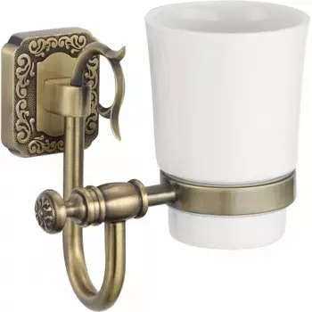 Стакан керамический с настенным держателем Savol 64 (S-006458)