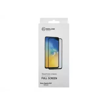 Стекло защитное Red Line Sony Xperia XA1 Full screen tempered glass белый УТ000010847