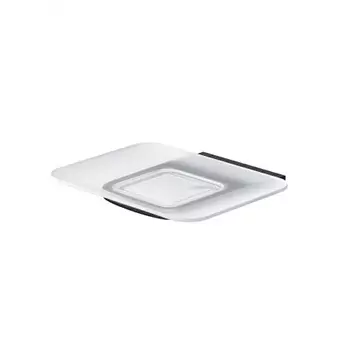 Стеклянная мыльница с настенным держателем AM.PM Inspire 2.0 A50A34222 черная хорошее состояние