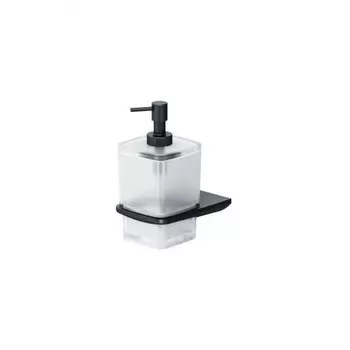 Стеклянный диспенсер для жидкого мыла с настенным держателем AM.PM Inspire 2.0 A50A36922 черный
