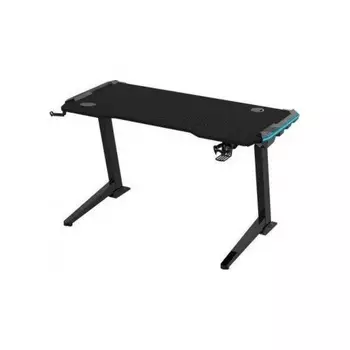 Стол для компьютера (для геймеров) с электроприводом и RGB-подсветкой FoxGear FG-ZE-49B (ширина 125 см)