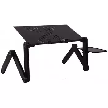 Стол для ноутбука Buro BU-803 складн. столешница металл черный 48x48x26см