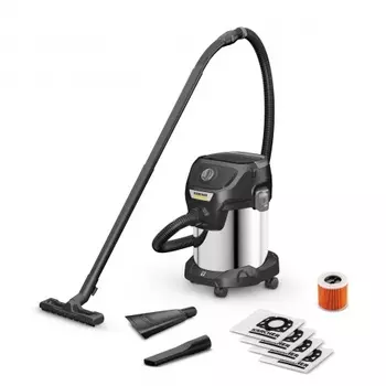 Строительный пылесос Karcher KWD 3 S V-17/4/20 Anniversary Edition 1000Вт (уборка: сухая/сбор воды) черный