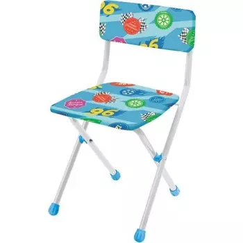 Стул детский складной "Умница" (моющийся) "Большие гонки" СТУ-3/7