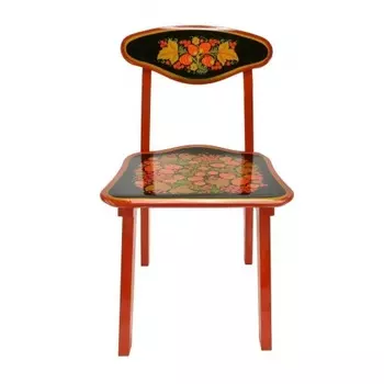 Стул Хохлома деревянный Н-54см. арт.7302 хорошее состояние