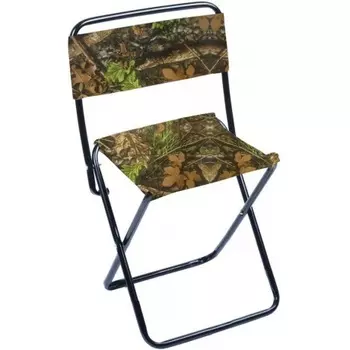 Стул поход.склад. со спинкой на замк. опорах (труба d16) "Ника ", с дубовыми листьями , ПС2/2