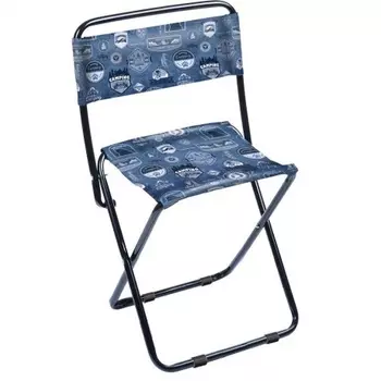 Стул поход. склад. со спинкой на замкн.опорах (труба d18) "Ника " ПС1