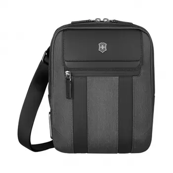 Сумка через плечо Victorinox Architecture Urban 2 Crossbody Bag, серый, 9x22x28 см, 6л 612668