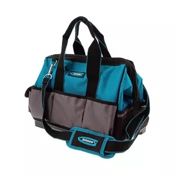 Сумка для инструмента Handwerker, 26 карманов, пластик. дно, наплечный ремень, 400х225х310мм// Gross