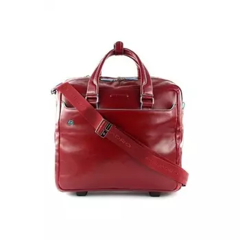 Сумка дорожная Piquadro Blue Square, 40x36x16см 20л. кожа красный BV4729B2/R