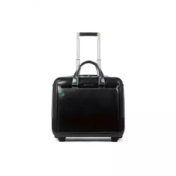 Сумка на колесах Piquadro Blue Square, черная, 42x37x20 см, 25 л BV5014B2/N