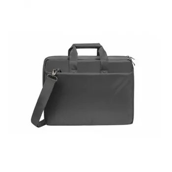 Сумка Riva 8231 для ноутбука 15.6" серый полиэстер