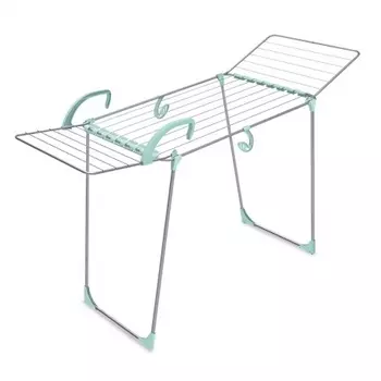 Сушилка д/белья напол. мет. с/кр "Ника" silver 18 м 180*55*96 СБ10/С