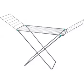 Сушилка д/белья напол. мет. с/кр "Ника" silver 18 м 180*55*96 (эконом) СБП1