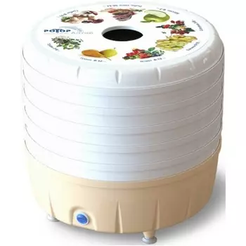 Сушилка для овощей и фруктов Ротор Алтай СШ-022 5под. 350Вт белый