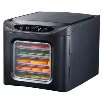 Сушка для фруктов и овощей Hyundai HYFD-P1203 12под. 500Вт черный