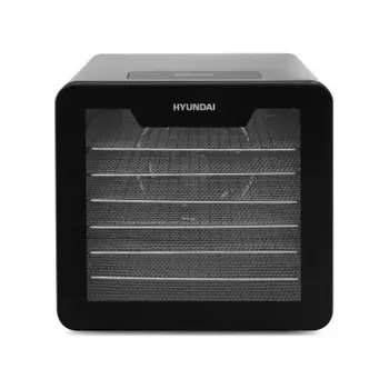 Сушка для фруктов и овощей Hyundai HYFD-8802 14под. 600Вт серебристый