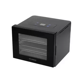 Сушка для фруктов и овощей Hyundai HYFD-1204 8под. 400Вт черный