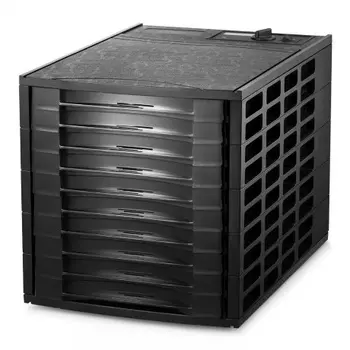 Сушка для фруктов и овощей Kitfort КТ-1923 10под. 630Вт черный