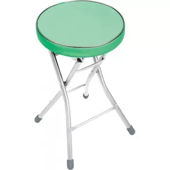 Табурет складной кругл. 4 ножки мятный d 32 см ТБСК1/6