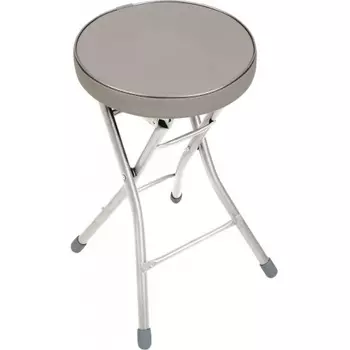 Табурет складной кругл. 4 ножки серый d 32 см ТБСК1/4