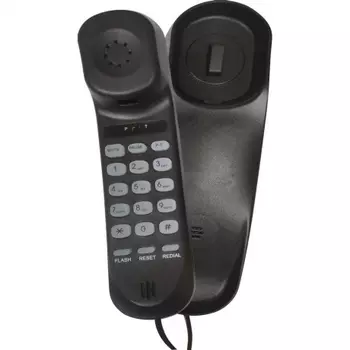Телефон проводной Ritmix RT-002 черный