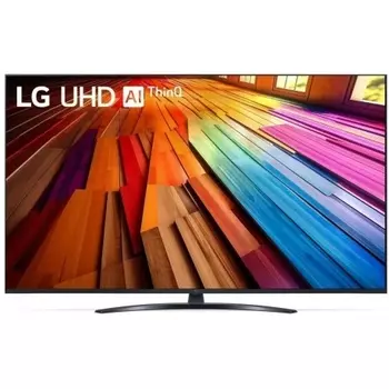 Телевизор LG 65UT81006LA.ARUB черный
