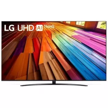 Телевизор LG 86UT81006LA.ARUB черный