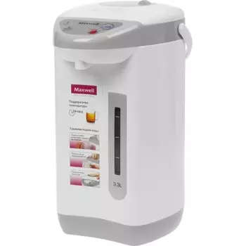 Термопот Maxwell MW-1056 3.3л. 800Вт серый/белый