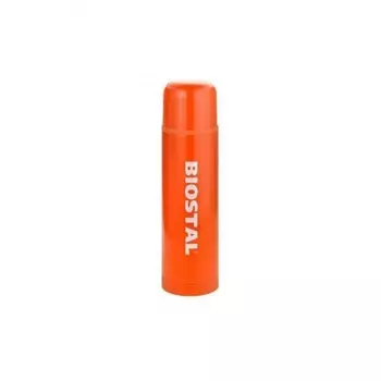 Термос Biostal NB-1000 C-О с кнопкой, оранжевый 1 л