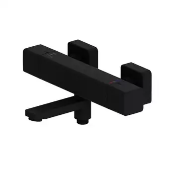 Термостатический смеситель Damixa Gala 533000300 для ванны и душа черный