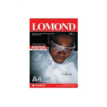 Термотрансфер Lomond 0808415 A4/140г/м2/50л./белый для струйной печати