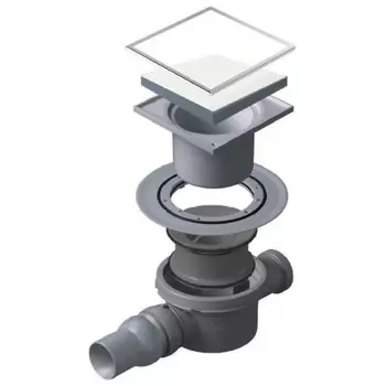 Точечный трап Pestan Confluo Standard 15х15 White Glass (13000094)