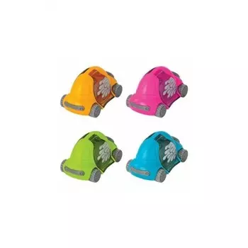 Точилка ЮНЛАНДИЯ Машинка Юнландика, с контейнером, пластиковая, корпус ассорти (24 шт.)