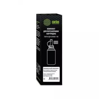 Тонер Cactus CS-RK-TK1200 черный флакон 125гр. (в компл.:чип) для принтера Kyocera Ecosys P2335d/P2335dn/P2335dw
