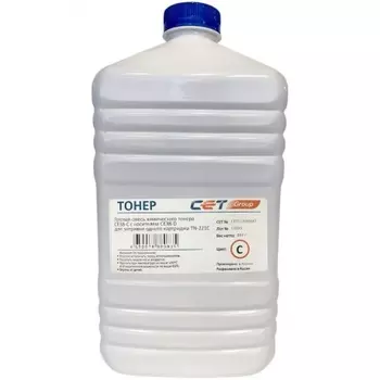 Тонер Cet CE38-C CET111069467 голубой бутылка 467гр. для принтера KONICA MINOLTA Bizhub C227/287