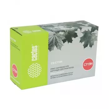 Тонер Картридж Cactus CS-C719H черный для Canon MF5840dni-Sensys/MF5880dni; LBP6300i/6650i (6400стр.