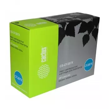 Тонер Картридж Cactus CS-CF287X черный для HP LJ M506dn/ M506n/ M506x (18000стр.)