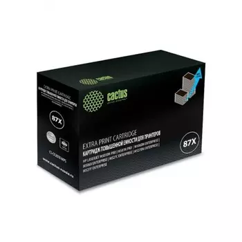 Тонер Картридж Cactus CS-CF287X-MPS черный (24000стр.) для HP LJ M506dn/M506n/M506x
