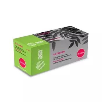 Тонер Картридж Cactus CS-TK5270M пурпурный (6000стр.) для Kyocera Ecosys P6230cdn/M6230cidn/M6630cid