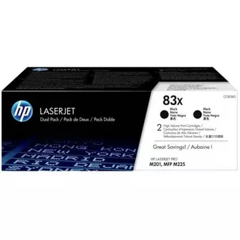 Тонер Картридж HP 83X CF283XD черный x2уп. (4400стр.) для HP LJ Pro M201/M225