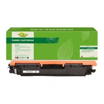 Тонер-картридж MyToner HP CE313A/126A/Canon 729 красный 1k с чипом