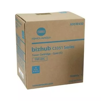 Тонер Konica-Minolta bizhub C3351/C3851 синий TNP-49C