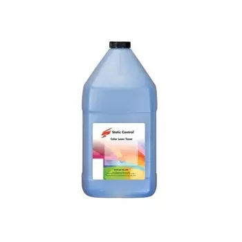 Тонер OKI C3300N/5500/9600/9650/9800 Cyan универсальный (glossy) (фл. 1кг) (Static Control)