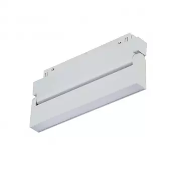 Трековый светильник Vitaluce VT0200042-00.1 поворотный магнитный 14Вт 48В 3000K 220мм, белый, 120°