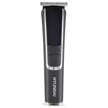 Триммер Hyundai H-HT6061 черный/серебристый (насадок в компл:4шт)